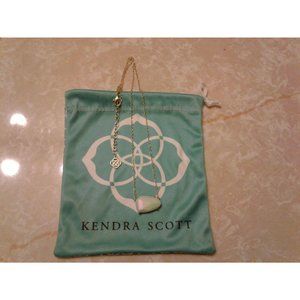 Kendra Scott White Iridescent Isla Necklace